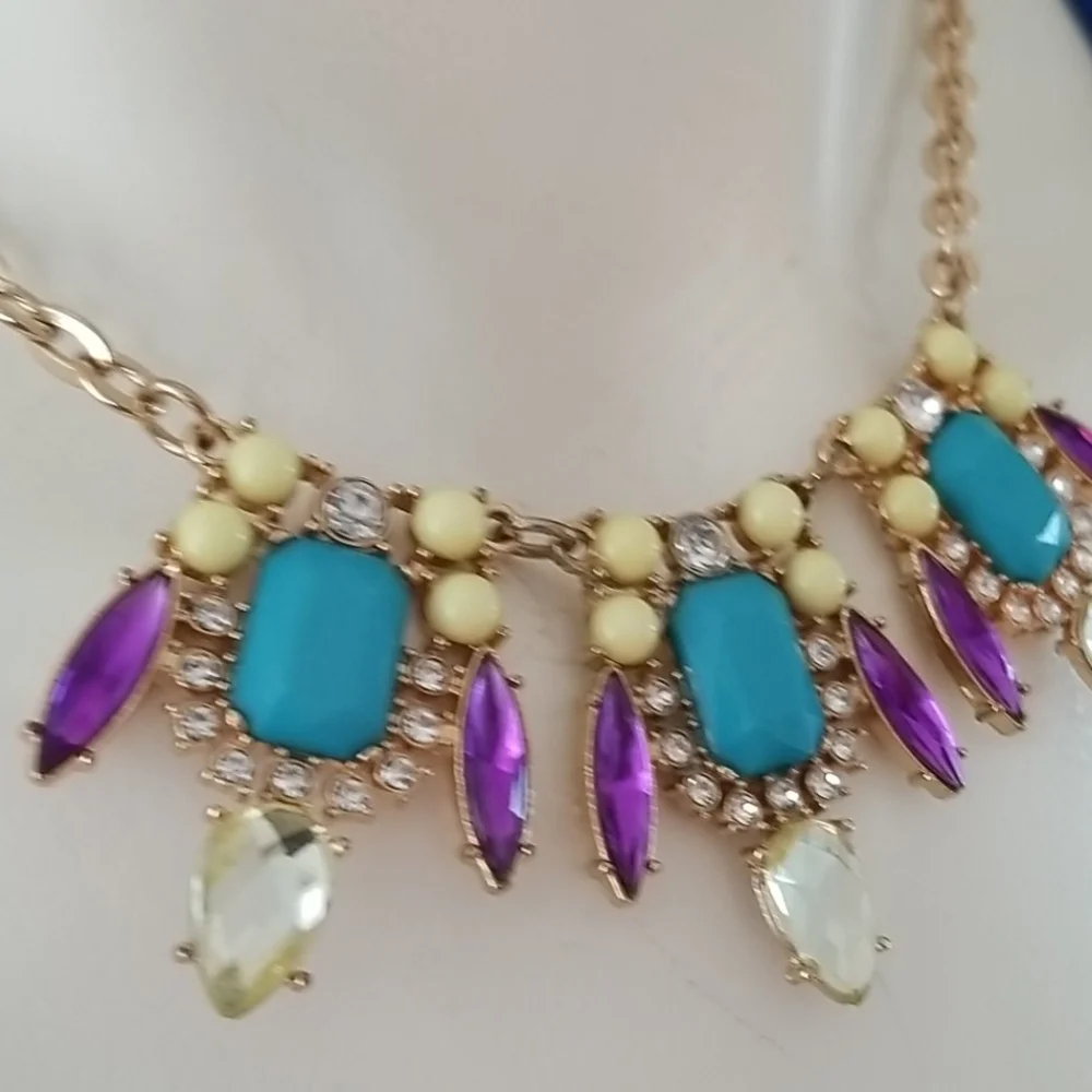Custom chunky colorful necklace
